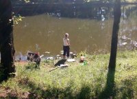 Wędkarze w trakcie zawodów