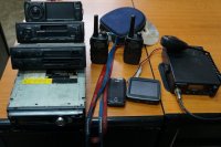 Odzyskane radia samochodowe 4 sztuki, radio CB, nawigacja samochodowa, krótkofalówki, telefon komórkowy