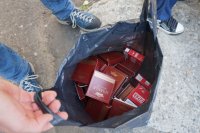 Zabezpieczony przez policjantów towar