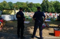 Wakacyjny patrol na kąpielisku miejskim
