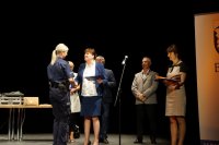 Prezydent Latacz składa podziękowania policjantce