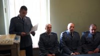 Odczytanie rozkazu Komendanta Miejskiego Policji w Bytomiu
