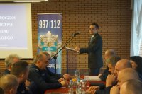 Szef Prokuratury Hetmańczyk przy mównicy