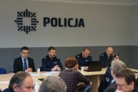 Komendanci witają gości