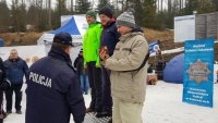 Policjanci na podium