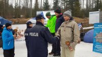 Policjanci na podium