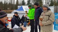 Policjanci na podium