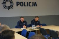 Uroczyste przywitanie nowego Komendanta Miejskiego Policji w Bytomiu