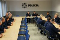 Uroczyste przywitanie nowego Komendanta Miejskiego Policji w Bytomiu