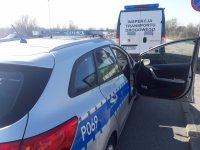 Policjanci podczas działań "Utylizacja"