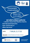 Plakat dotyczący debaty