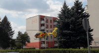 helikopter ląduje