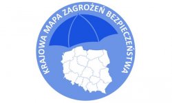 Logo Krajowej Mapy Zagrożeń