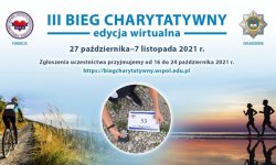 plakat III Biegu Charytatywnego-edycja wirtualna