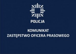 Komunikat zastępstwo oficer prasowy