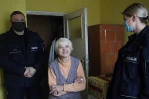 Pani Jadwiga i policjanci