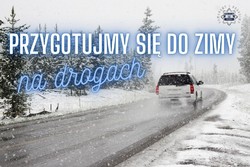 Zdjęcie przedstawia aurę zimową, drogę i samochód.