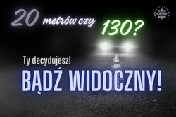 Plakat bądź widoczny.