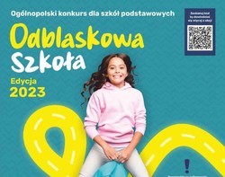 Plakat odblaskowa szkoła