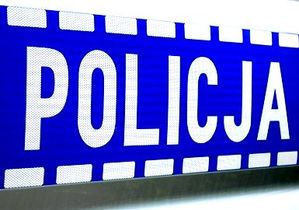 na zdjęciu napis Policja