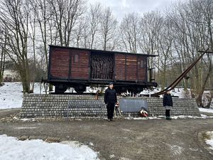 na zdjęciu pomnik Tragedii Górnośląskiej