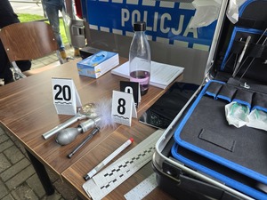stoisko techników kryminalistyki