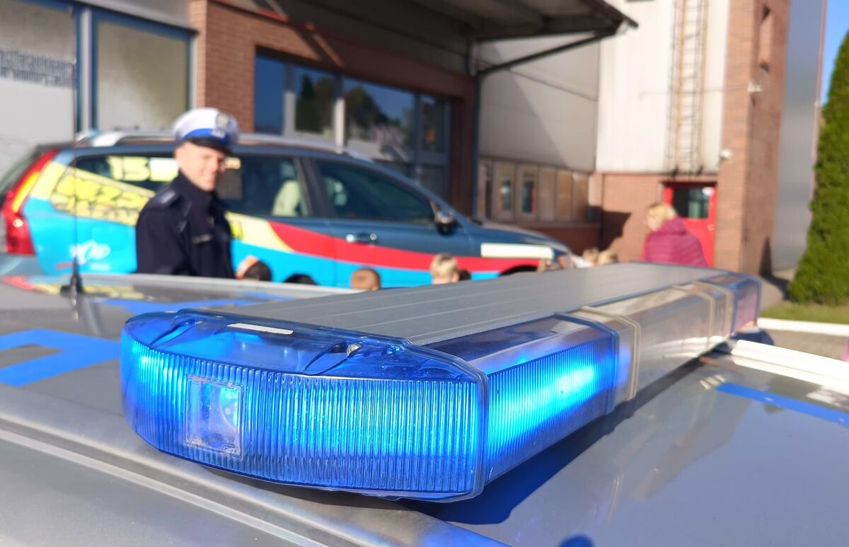 Policja Bytom prowadzi prelekcje z przedszkolakami w Wojewódzkim Ośrodku Ruchu